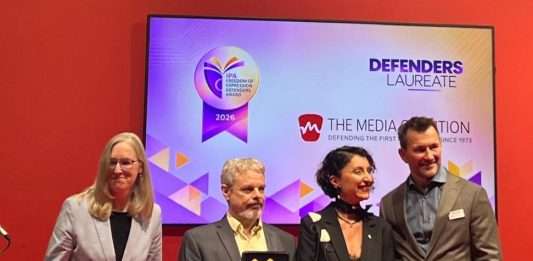 FEDA ödülünü “Media Coalition” adına David Horowitz aldı.