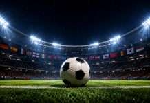 2026 Dünya Kupası başlıyor: Açılış maçı Meksika’da 2026 Dünya Kupası açılış maçını simgeleyen futbol topu ve tribünlerde ülke bayrakları