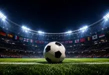 2026 Dünya Kupası başlıyor: Açılış maçı Meksika’da 2026 Dünya Kupası açılış maçını simgeleyen futbol topu ve tribünlerde ülke bayrakları