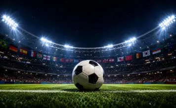 2026 Dünya Kupası başlıyor: Açılış maçı Meksika’da 2026 Dünya Kupası açılış maçını simgeleyen futbol topu ve tribünlerde ülke bayrakları
