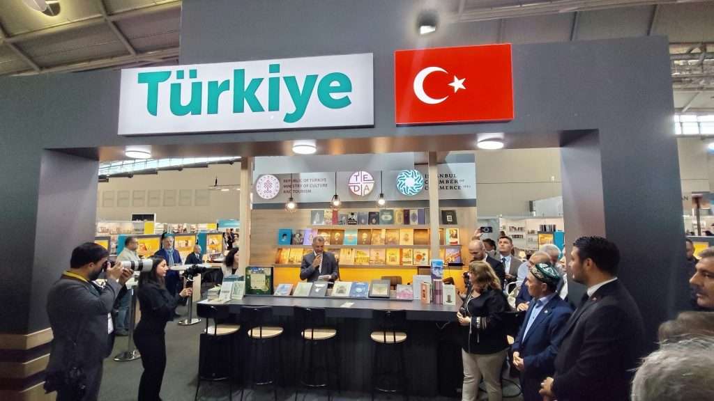 Frankfurt Kitap Fuarı’nda Türkiye standının açılışı